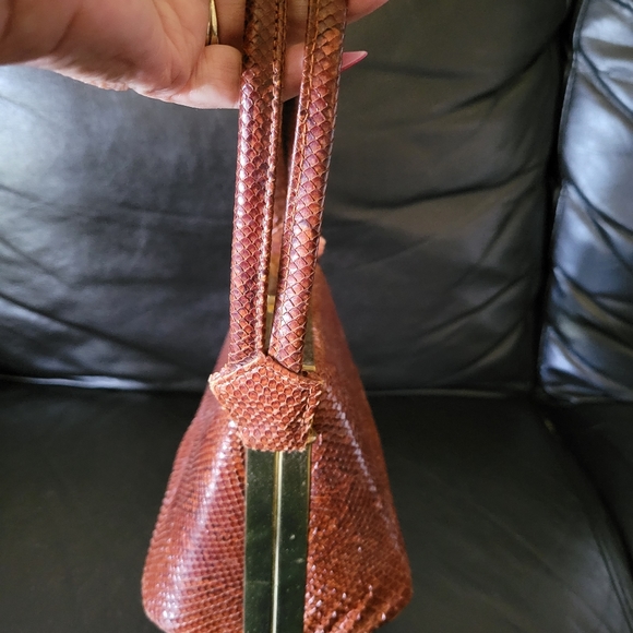 1940's Snakeskin Purse - Picture 9 of 12